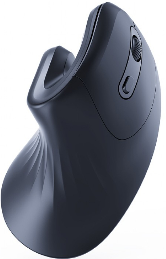 Computer mouse Gembird Ergonomic 6-button Wireless Optical Mouse Black (MUSW-ERGO-03)
