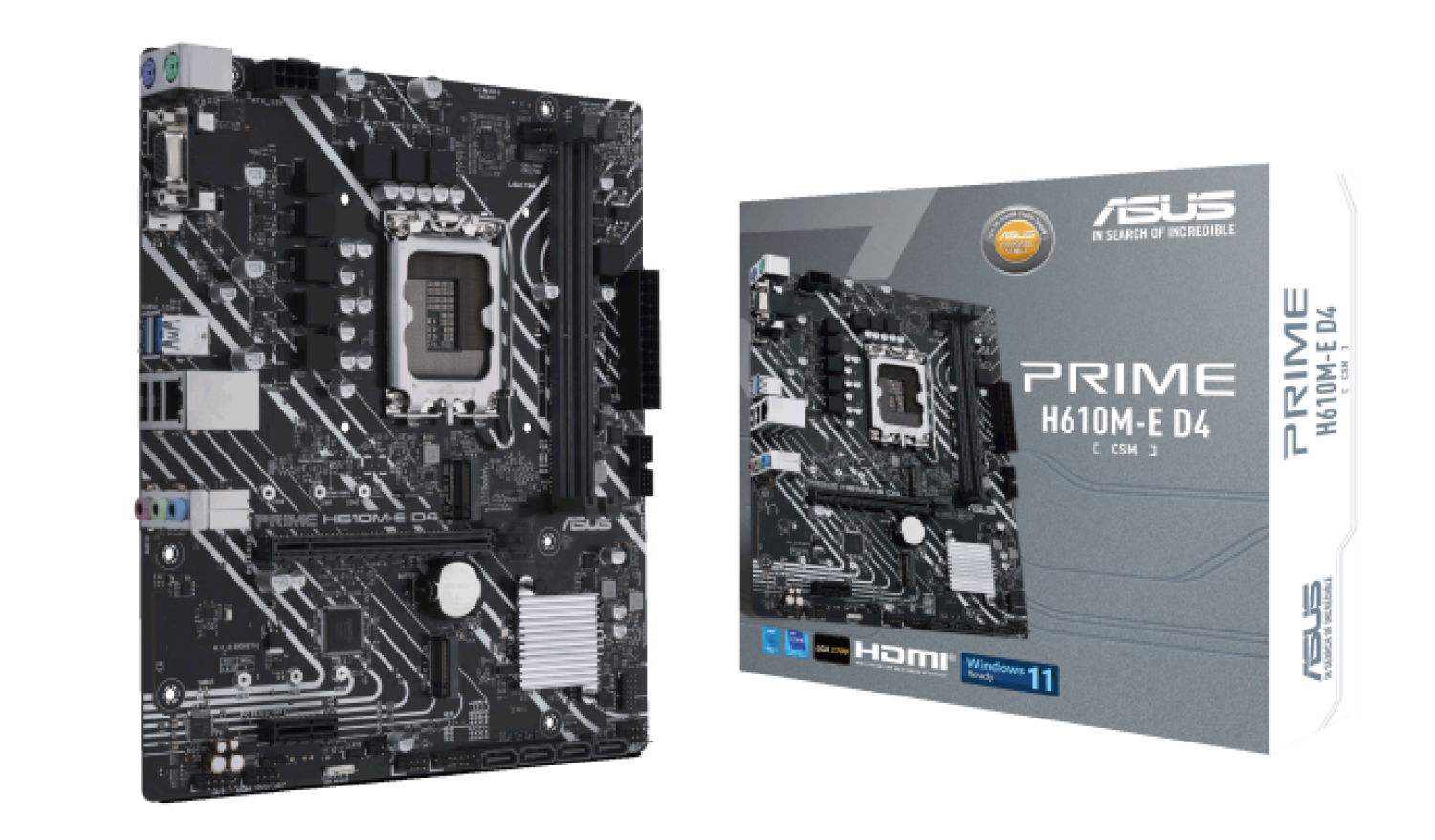 Pamatplate ASUS PRIME H610M-E D4-CSM (PRIME H610M-E D4-CSM)