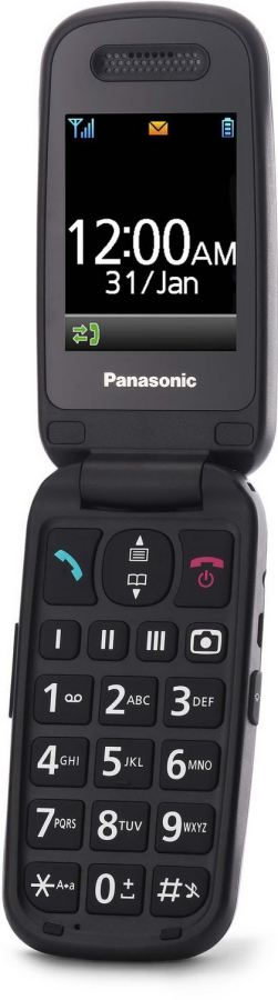 Mobilais telefons Panasonic KX-TU446EXB Black (KX-TU446EXB)