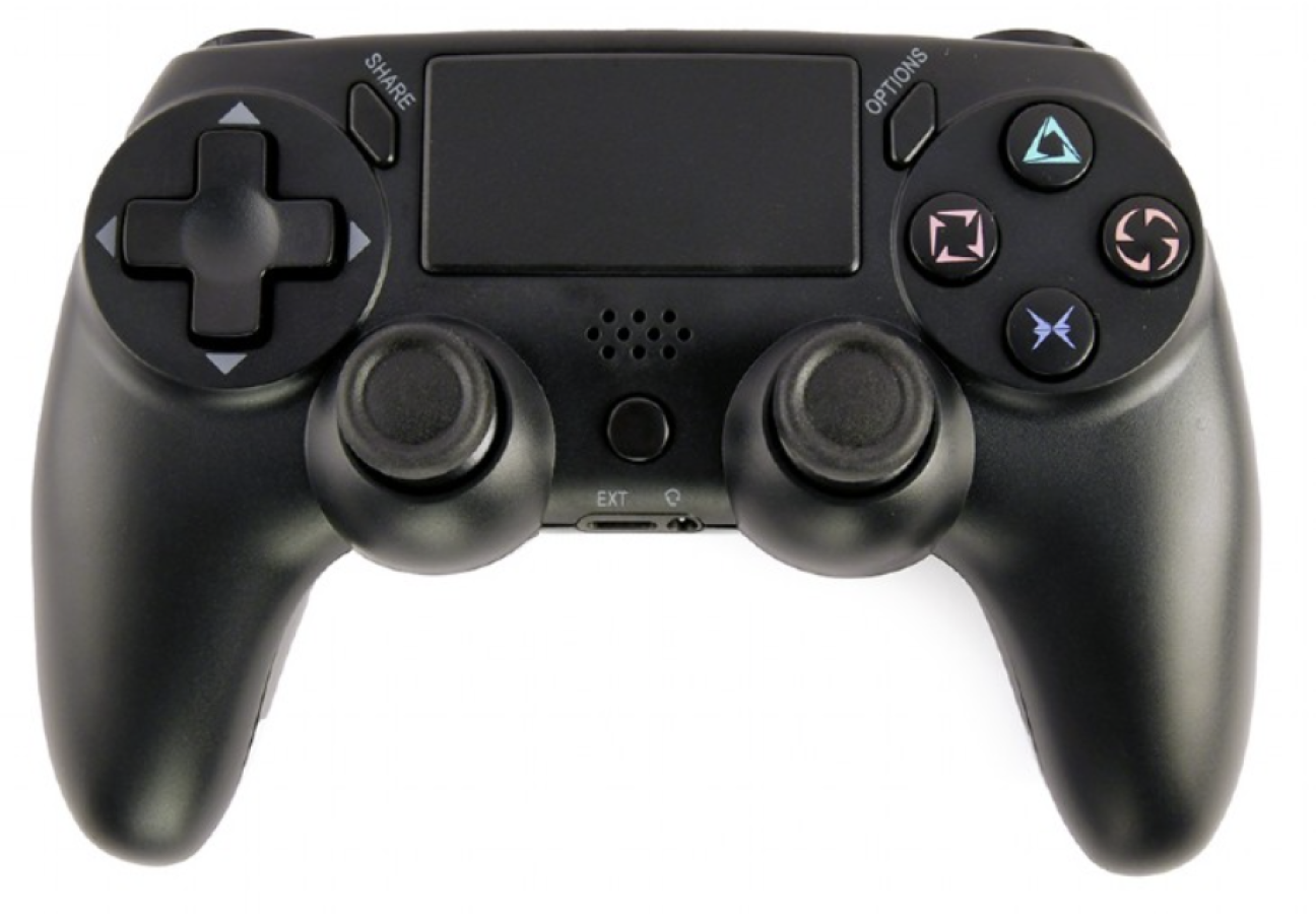 Spēļu kontrolieris Gembird DualShock PS4 Black (JPD-PS4BT-01-BK)