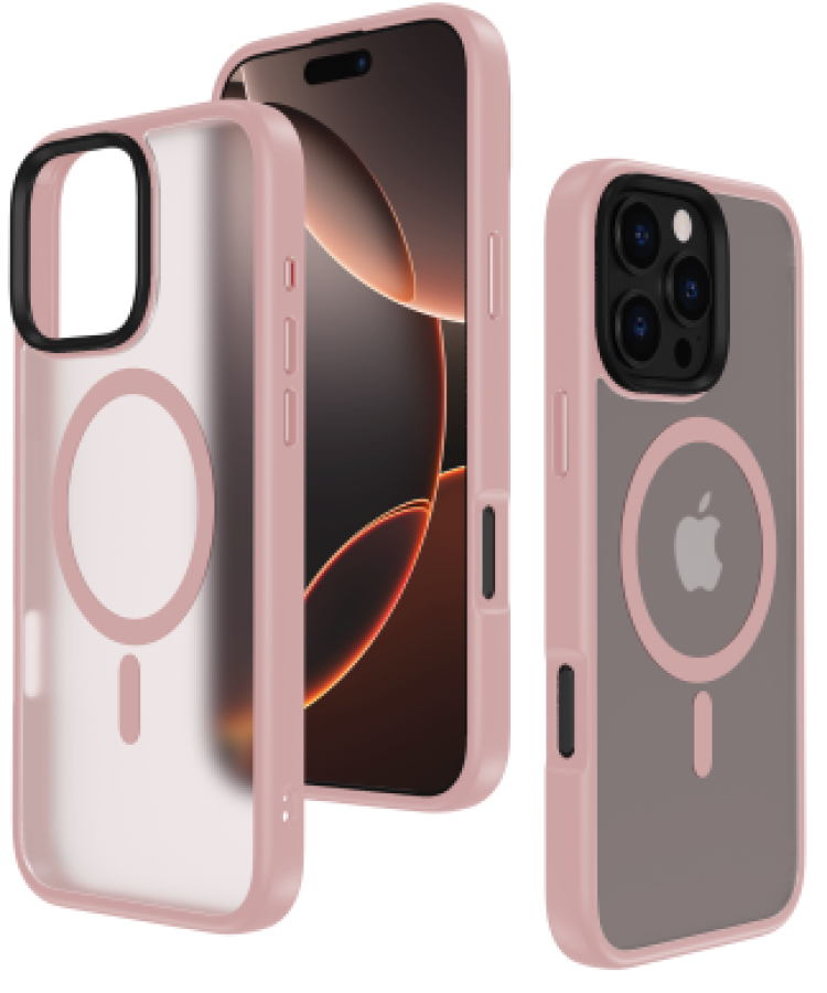 Case for phone Mocco Signature MagSafe iPhone 16 Pro Max (MC-SN-MS-IPH-16PM-PN)