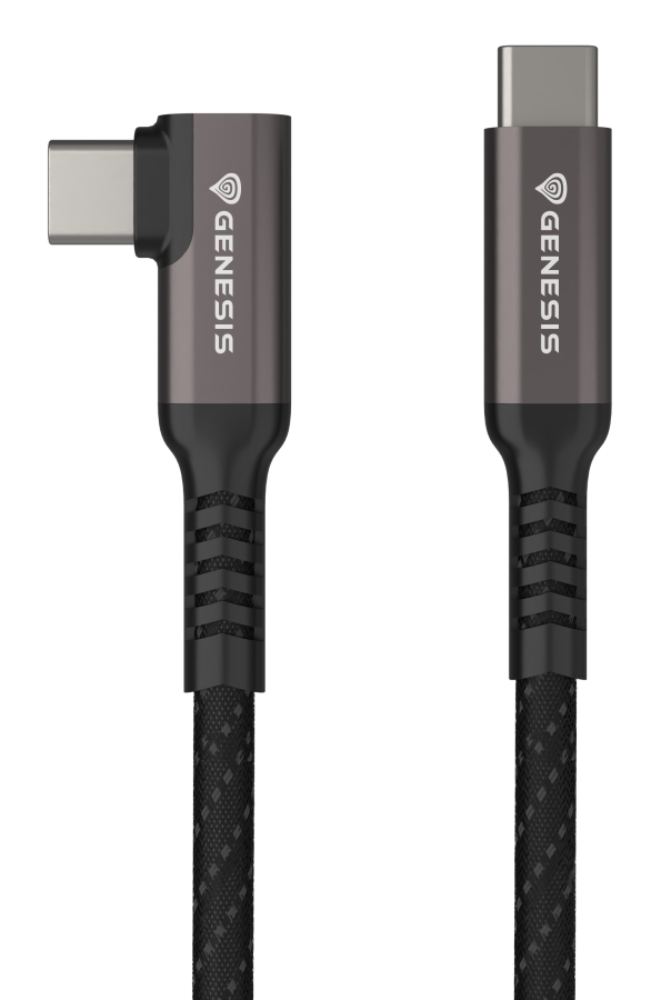 VR Kabelis Genesis Type C - Type C Male 5m Black (NVC-2219)