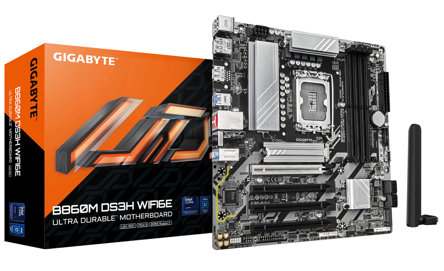 Pamatplate Gigabyte B860M DS3H WiFI6E (B860M DS3H WIFI6E 1.0)
