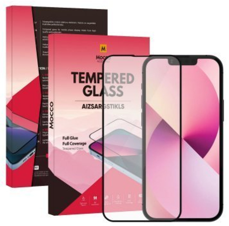 Screen protector Mocco Full Glue Signature Edition Apple iPhone 16 Pro (MO-GP-IPH-16PR-BK)