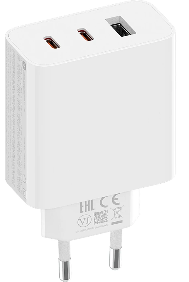Lādētājs Xiaomi Mi Type-A + Type-C + Type-C GaN 67W (BHR7493EU)