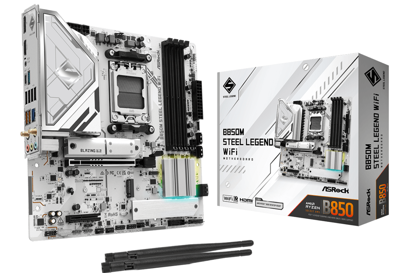 Pamatplate ASRock B850M Steel Legend WiFi (B850M STEEL LEGEND WIFI)
