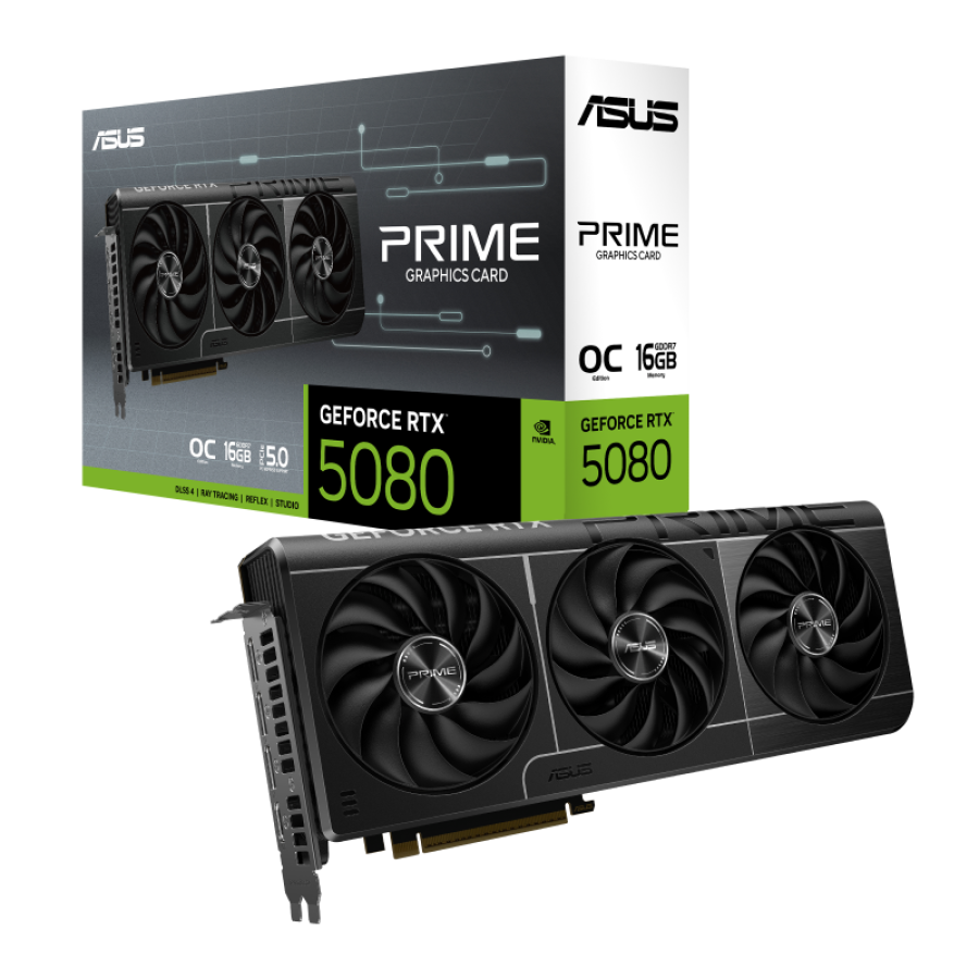 Video card Asus Prime GeForce RTX 5080 OC Edition (PRIME-RTX5080-O16G)