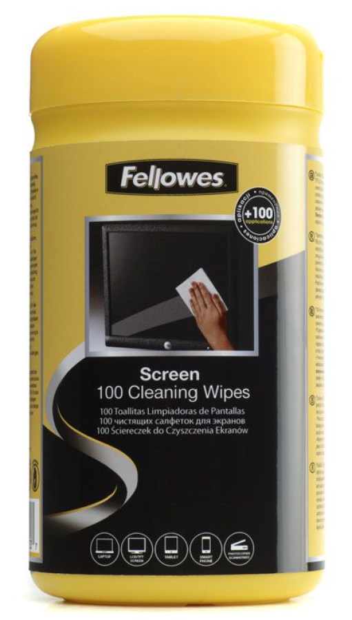 Tīrīšanas salvetes FELLOWES 100 gab. (9970330)
