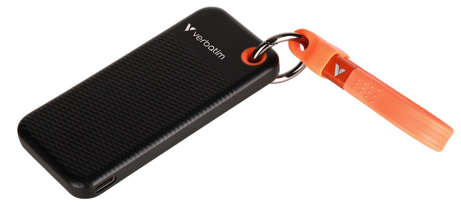 Ārējais cietais disks Verbatim 1TB Pocket Black Orange (32193V)