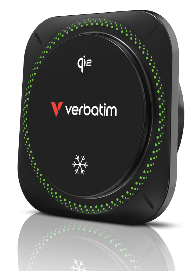 Turētājs Verbatim Charge n Drive Magnetic Wireless Car Charger RGB (31860V)