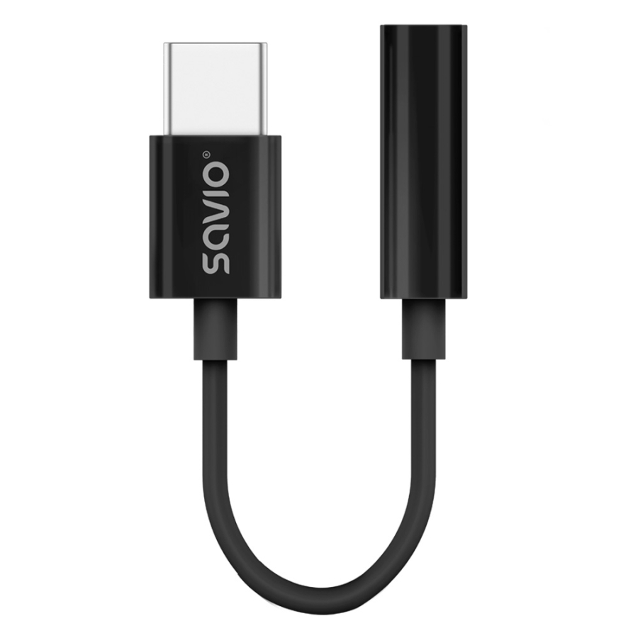 Kabelis Savio USB-C Male - 3,5 mm Female AK-74 (AK-74)