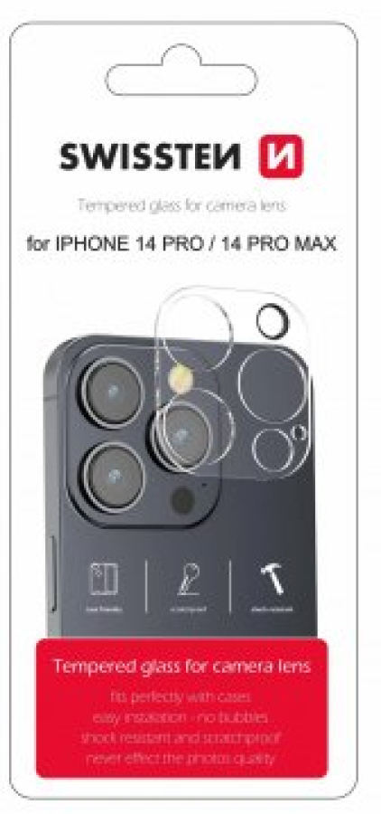 Aizsargstikls Swissten Tempered Glass For Camera Lens For Apple iPhone 14 Pro / 14 Pro Max (94500108)