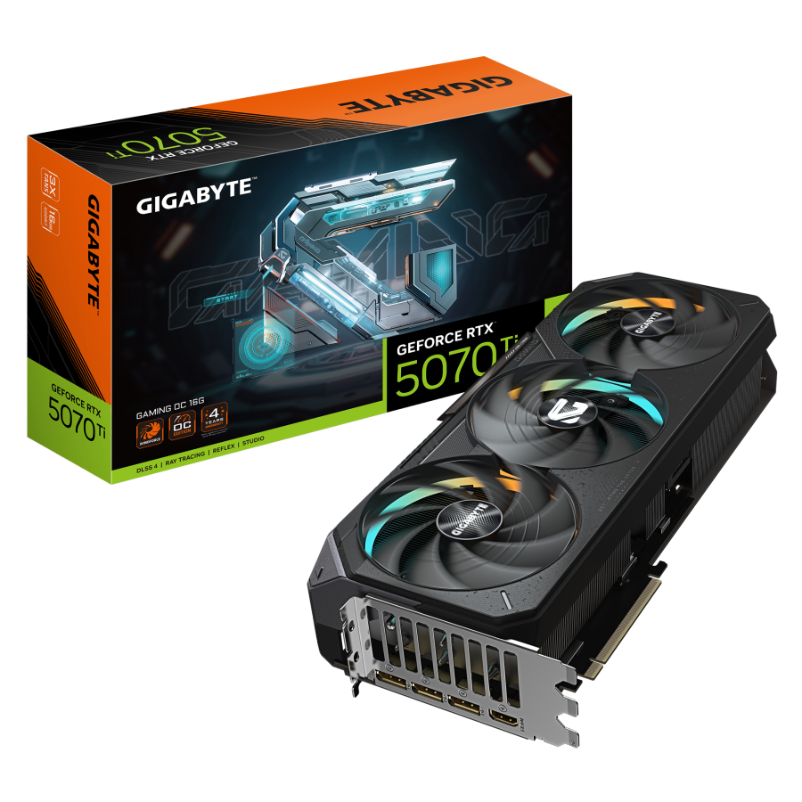 Graphics card Gigabyte GeForce RTX 5070 Ti Gaming OC 16G (GV-N507TGAMING OC-16GD)