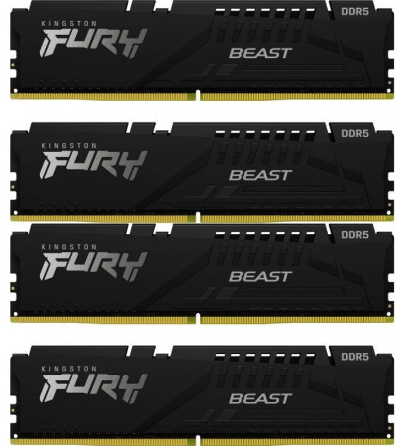 RAM Kingston Fury Beast 64GB Black (KF560C40BBK4-64)