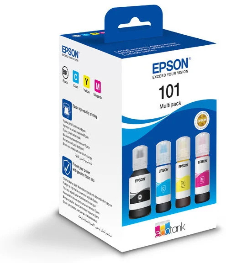 Tintes kārtridži Epson Ecotank 101 komplekts (C13T03V64A)