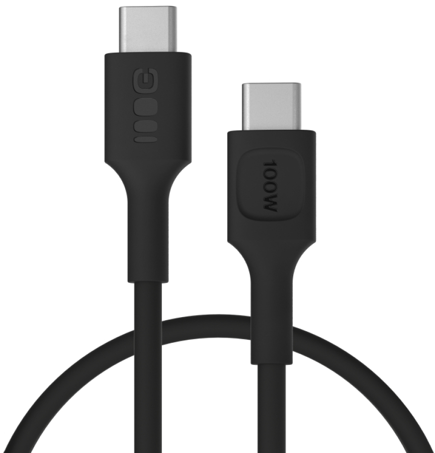 Kabelis Green Cell PowerFlex Fast Charging USB Type-C Male - USB Type-C Male 100W Black 0.3m (KABGC100PF30PB)