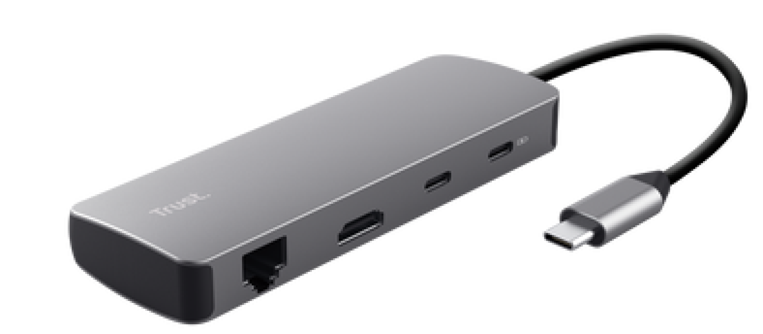 USB centrmezgls Trust Dalyx 8-in-1 (25672)