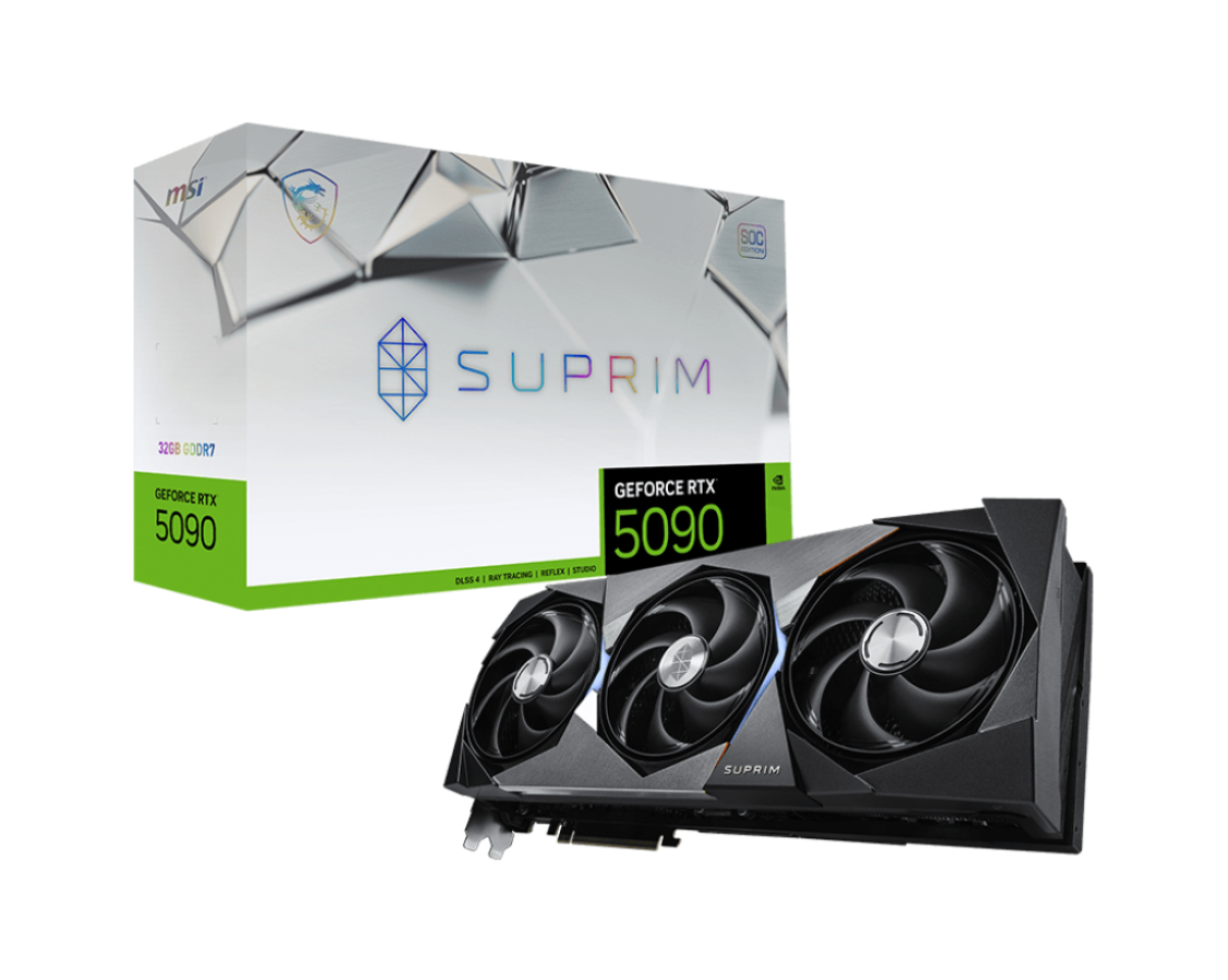 Videokarte MSI GeForce RTX 5090 32G SUPRIM SOC (RTX 5090 32G SUPRIM SOC)