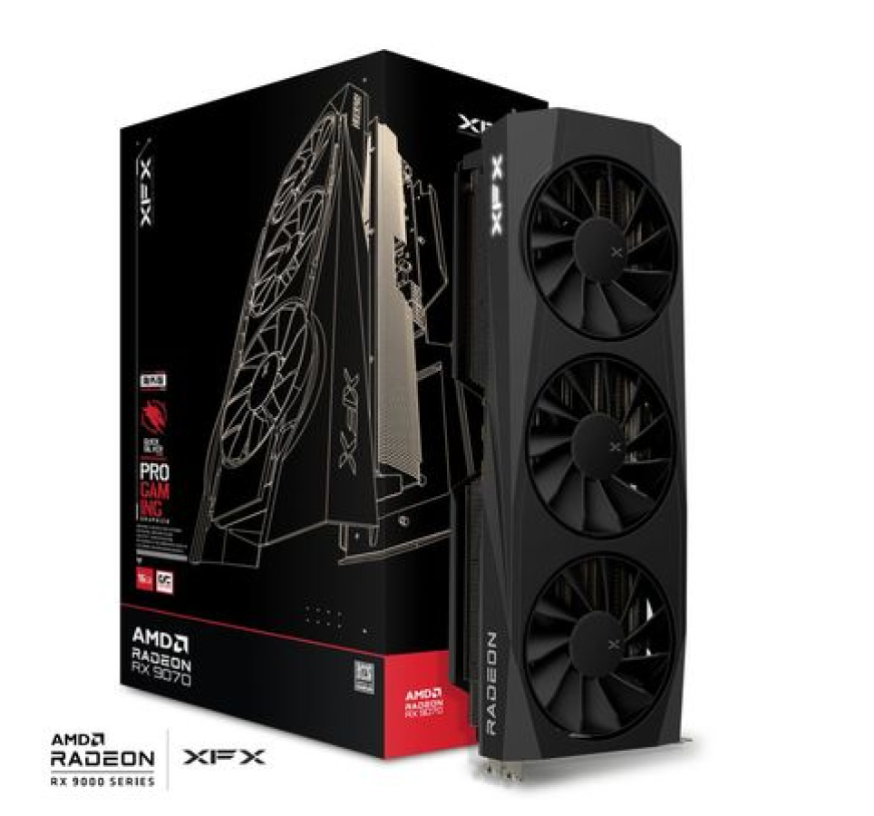 Videokarte XFX QuickSilver AMD Radeon RX 9070 OC Gaming Edition (RX-97QICKBB9)