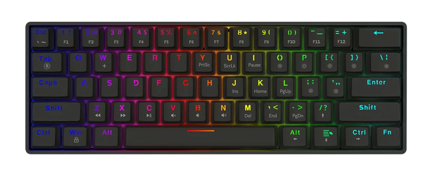 Klaviatūra Savio  BLACKOUT X2 OUTEMU Peach Silent (5901986049487)