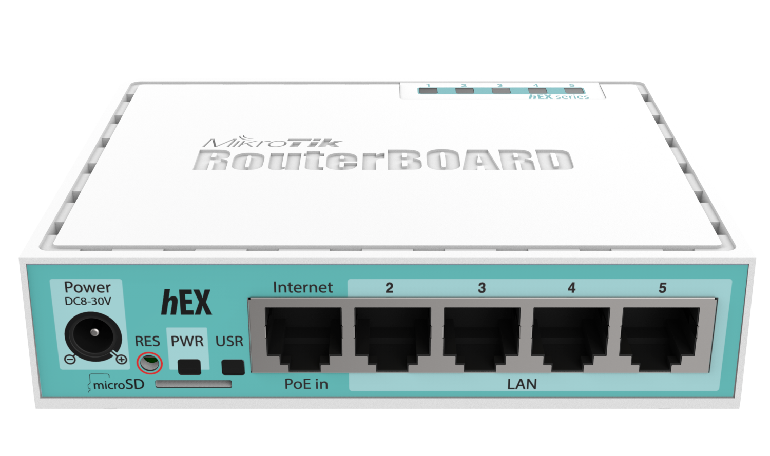 Maršrutētājs Mikrotik hEX RB750gr3 (RB750GR3)