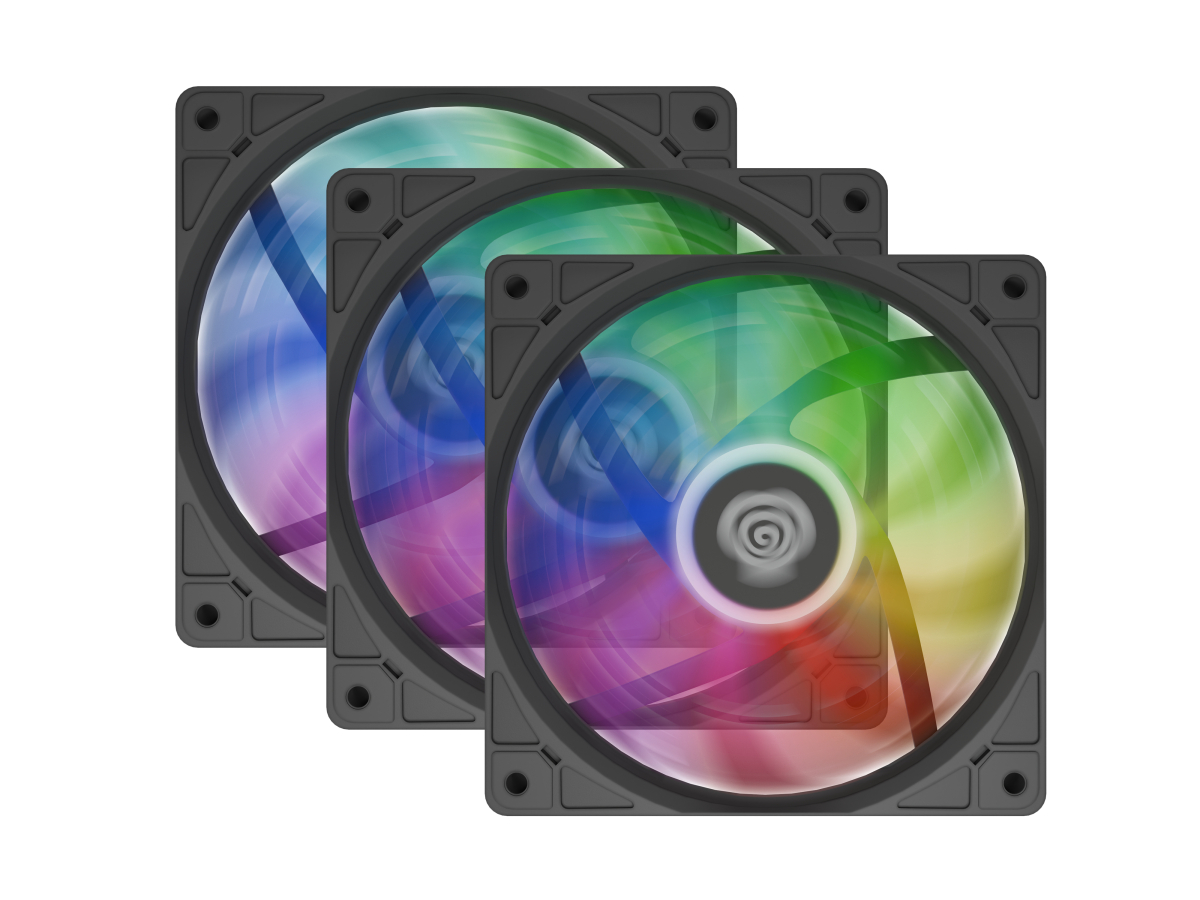 Cooler Genesis Oxal 120 3-Pack Black Argb (NGF-2265)