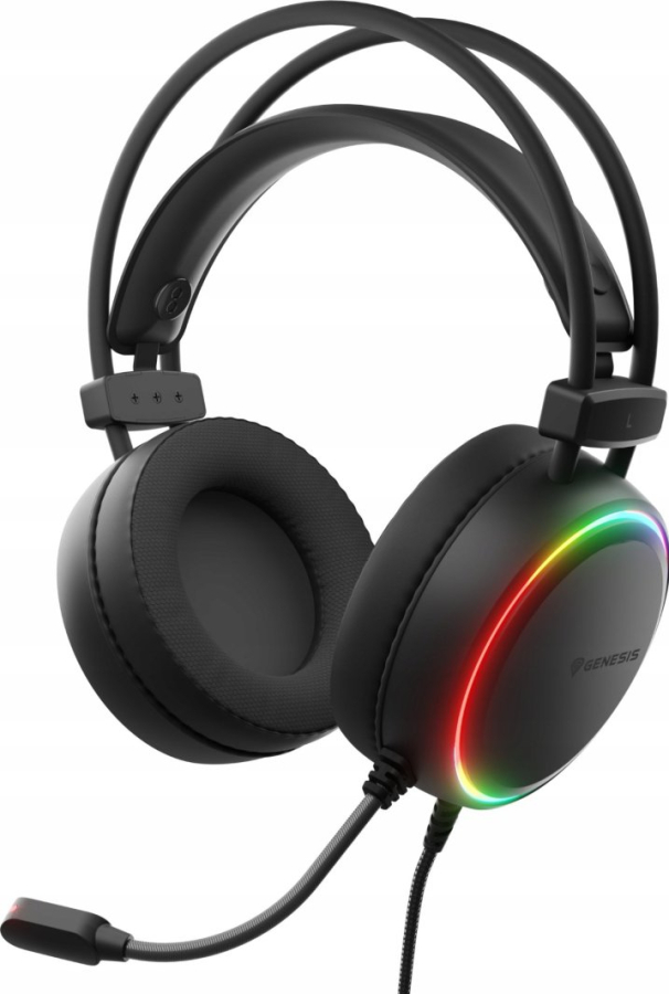 Headphone Genesis Neon 613 G2 RGB Black (NSG-2307)