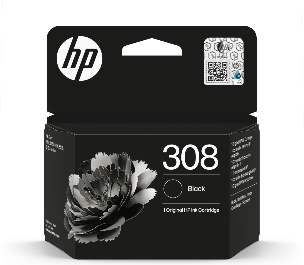 Tintes kārtridžs HP 308 Black (7FP21UE)
