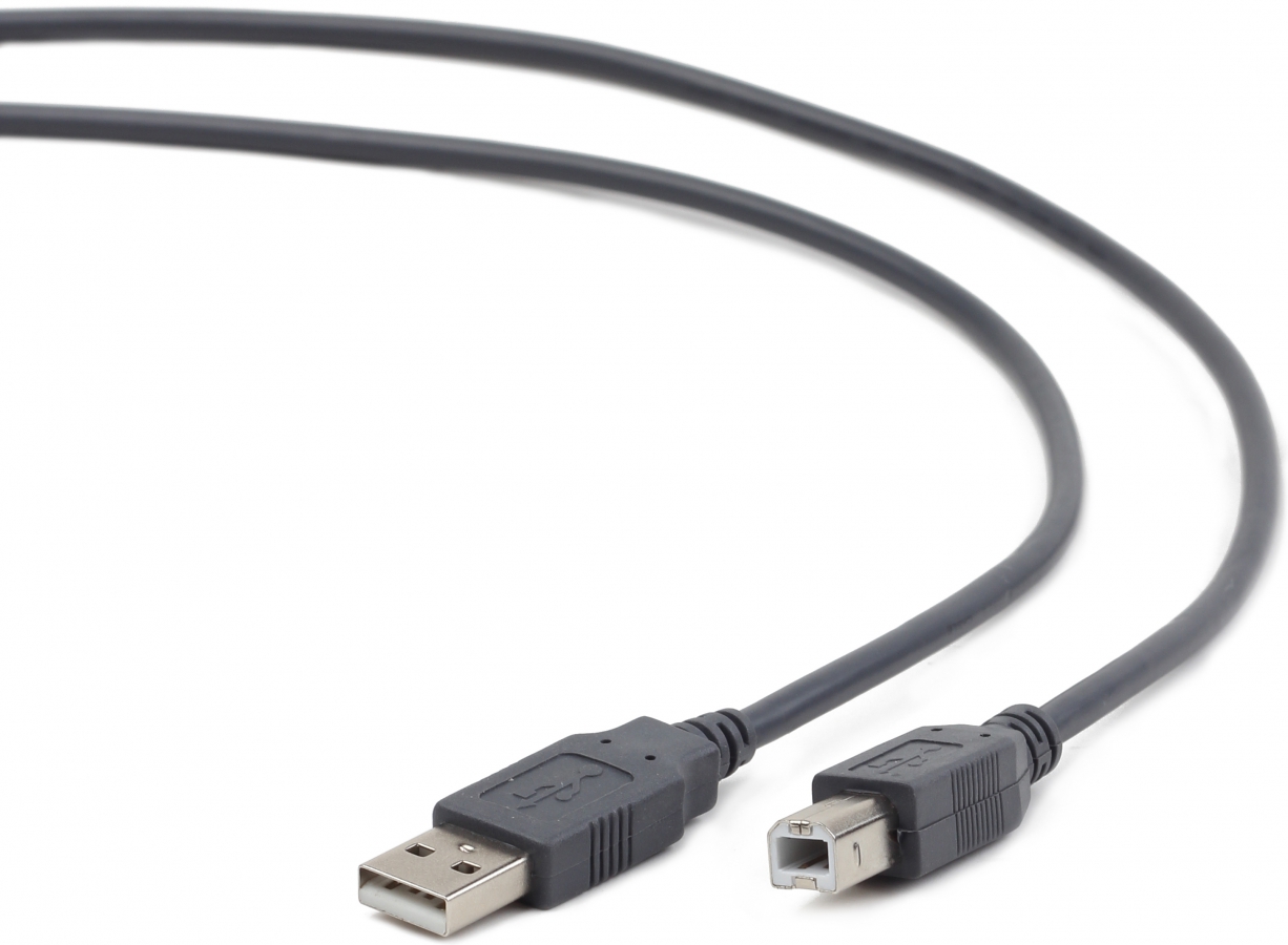 Cable Gembird USB Male - USB Male B 1.8m Grey (CCP-USB2-AMBM-6G)
