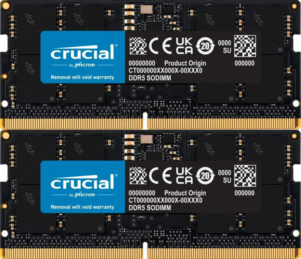 Operative Memory Crucial 128GB CT2K64G56C46S5 (CT2K64G56C46S5)