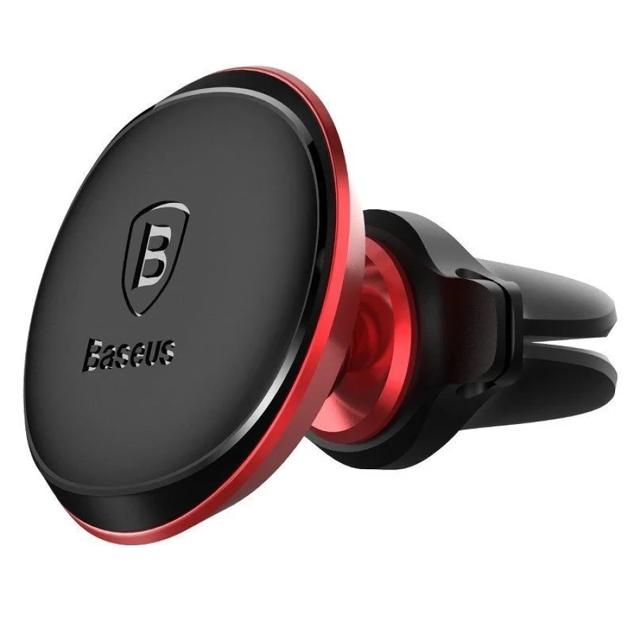 Telefona turētājs Baseus Magnetic Air Vent Red (C40141201913-00)