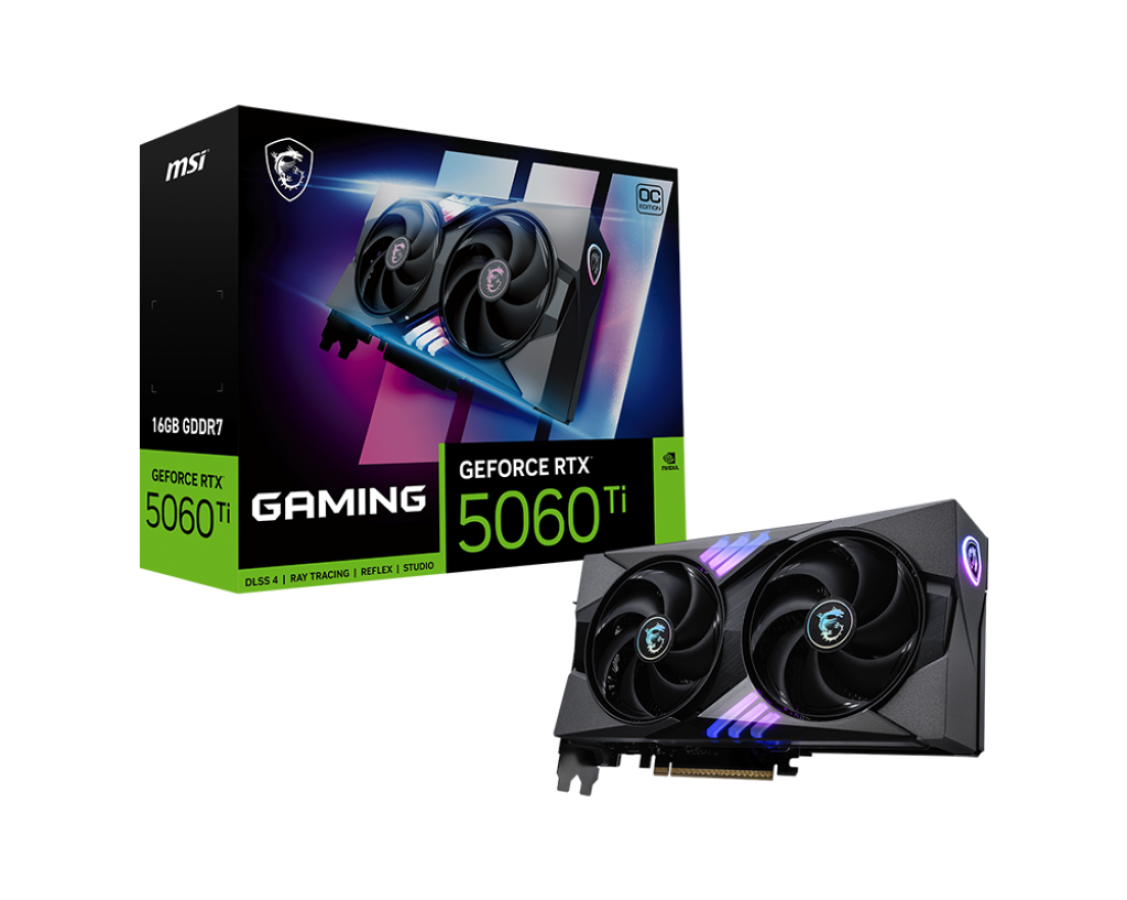 Videokarte MSI NVIDIA GeForce RTX 5060 Ti 16 GB (G506T-16GC)