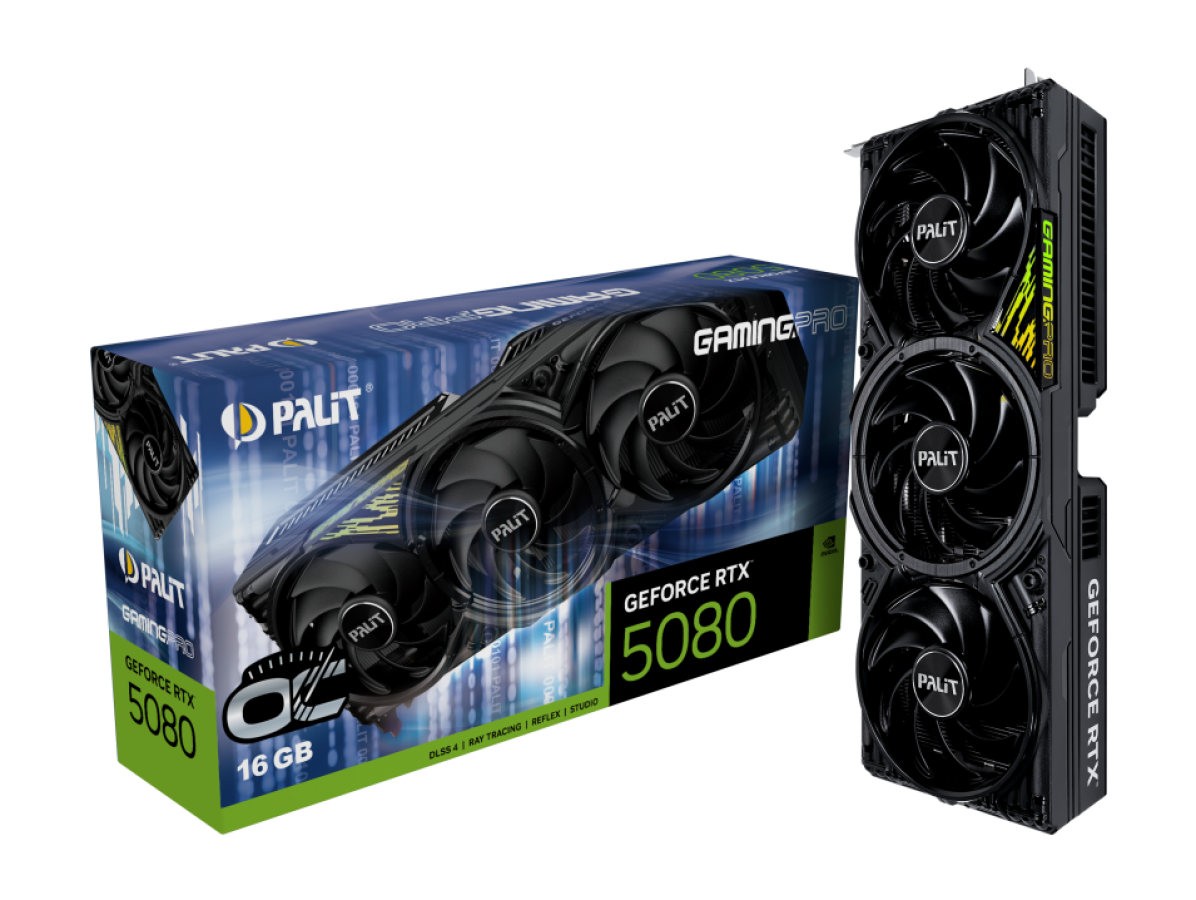 Videokarte Palit GeForce RTX 5080 GamingPro OC (NE75080S19T2-GB2031A)