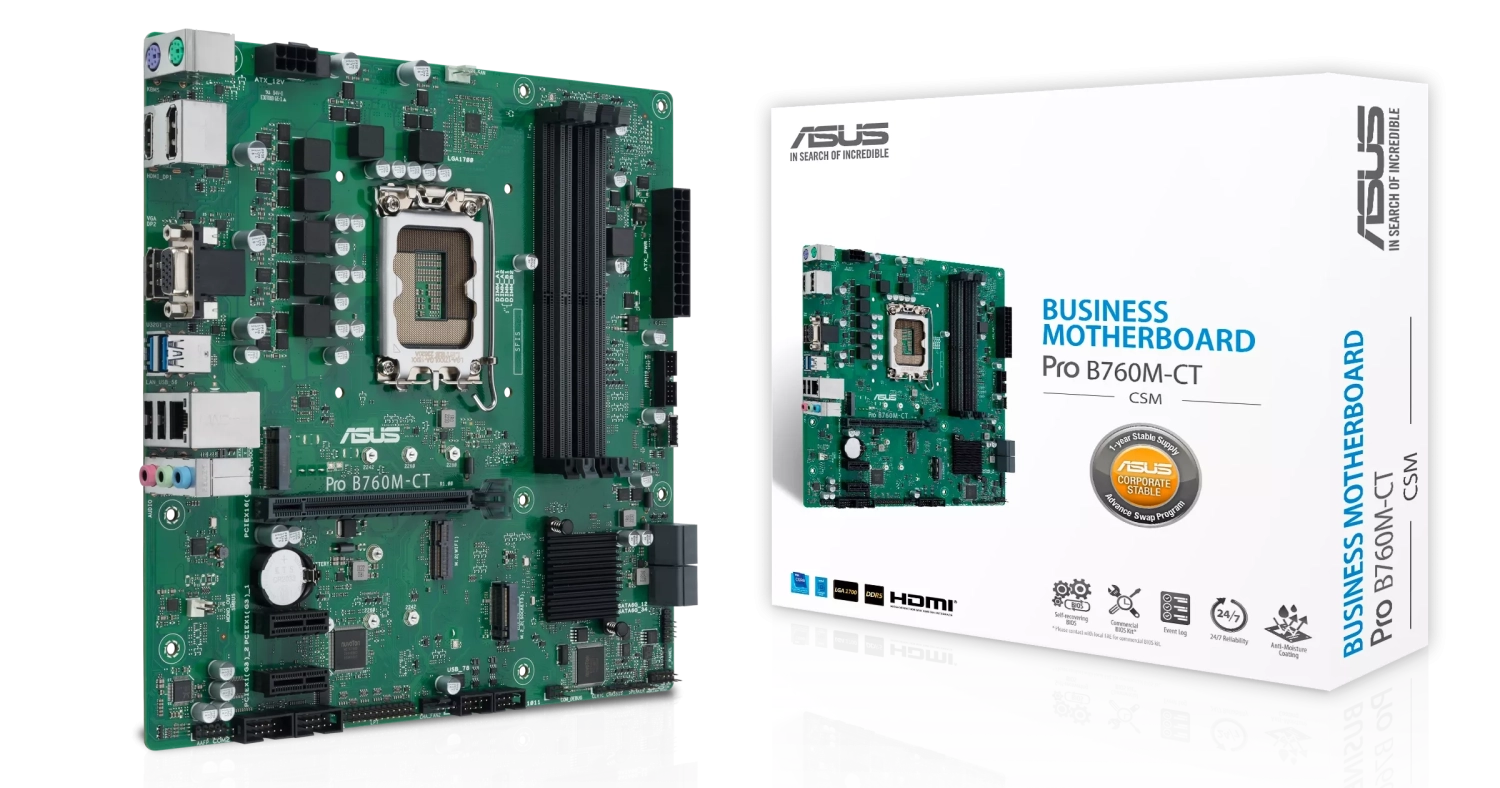 Pamatplate ASUS Pro B760M-CT-CSM (90MB1DY0-MVEAYC)