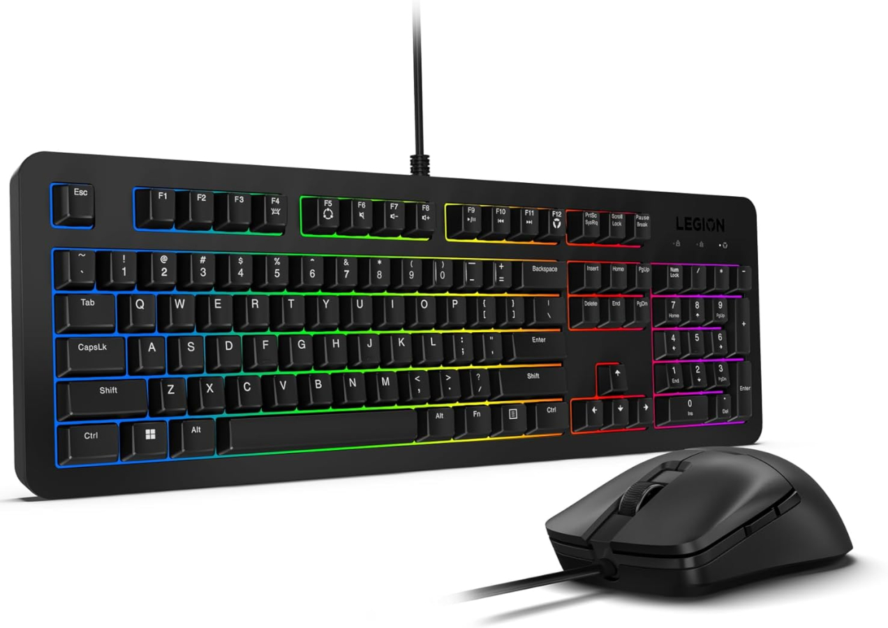 Klaviatūra Lenovo Legion KM310 RGB Gaming Combo (GX31N91913)