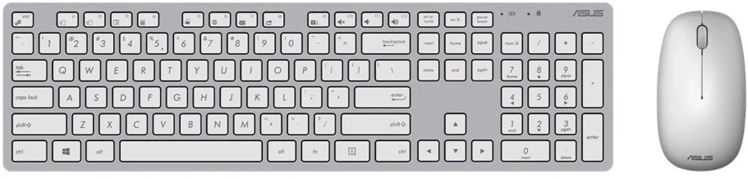Keyboard Asus W5000 + Mouse Set White (90XB0430-BKM3A0)