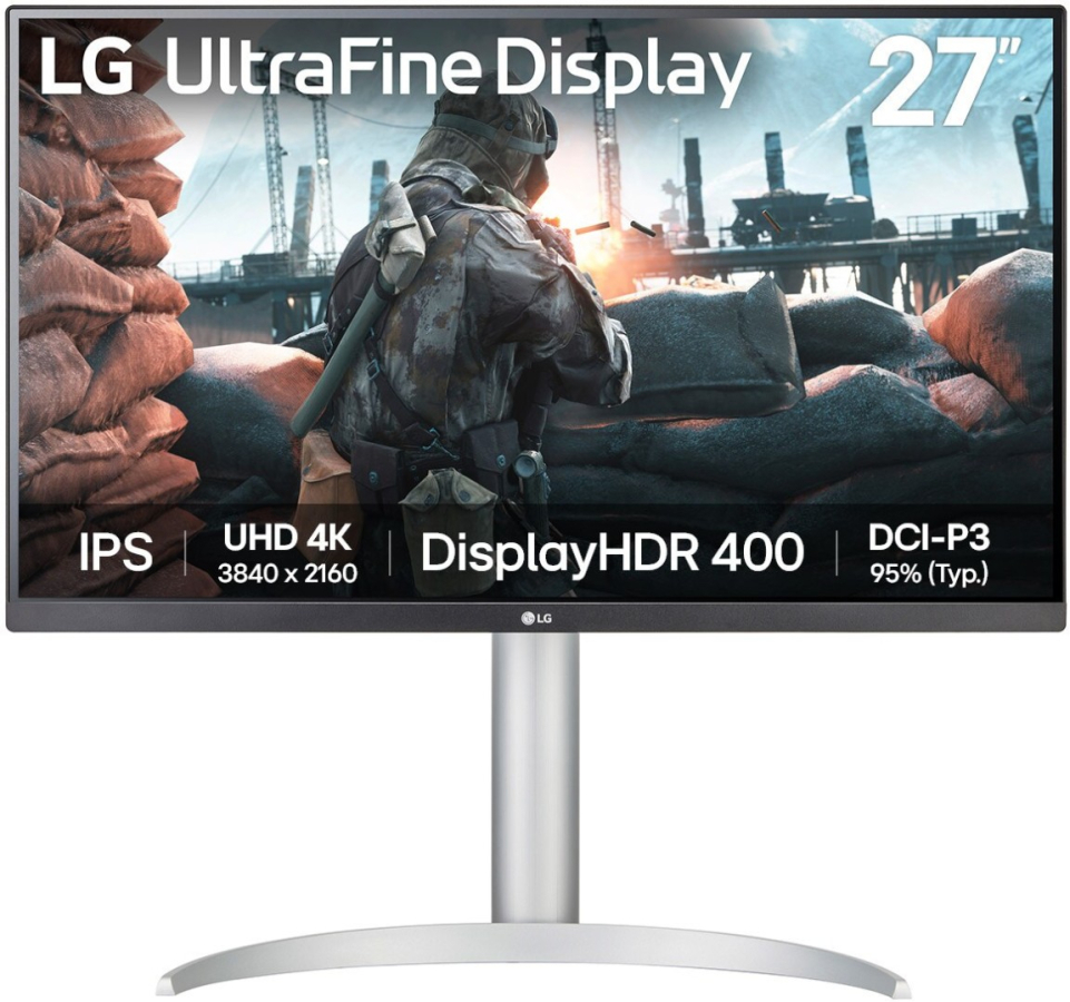 Monitors LG 27UP650K-W 27 IPS Silver (27UP650K-W)