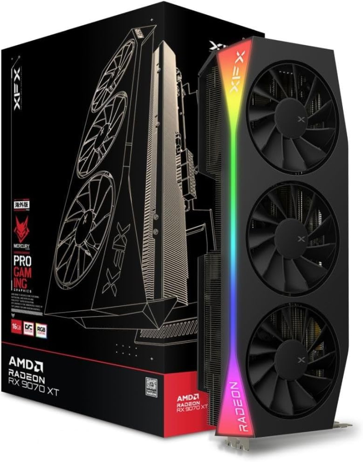 Videokarte XFX AMD Radeon RX 9070XT OC 16GB RGB (RX-97TRGBBB9)