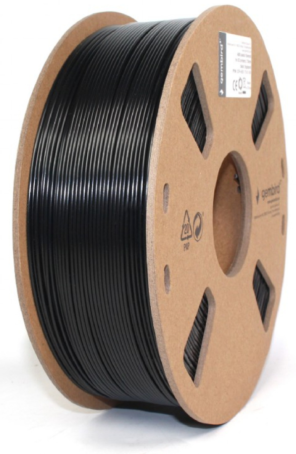3D Drukas Elementi Gembird ABS Black 1.75 mm 1 kg (3DP-ABS1.75-01-BK)