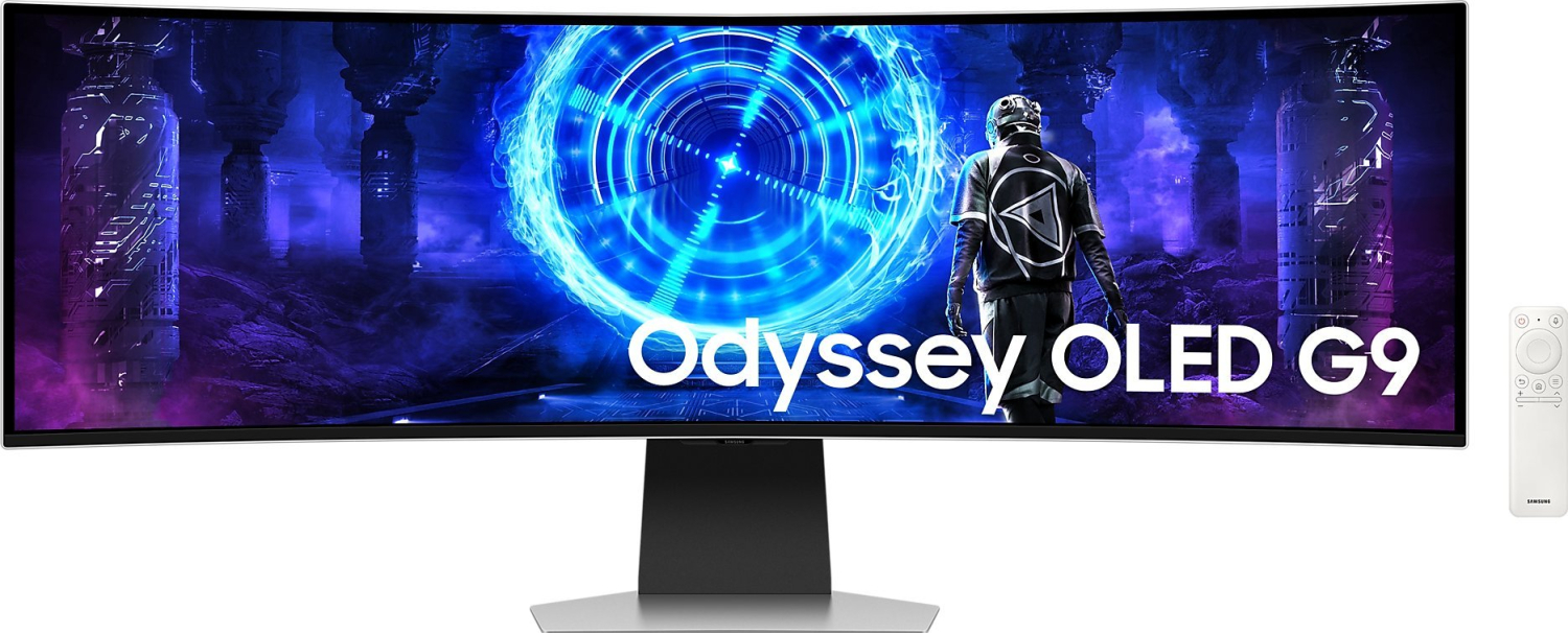Monitors Samsung Odyssey G9 LS49DG950SUXEN 49 OLED Curved Silver (LS49DG950SUXEN)