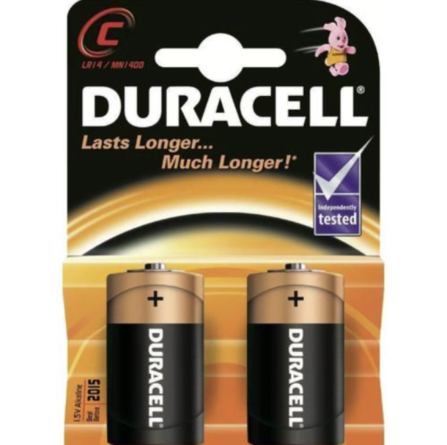 Duracell C2 Basic Alkaline LR14 2 pack (5000394127531)