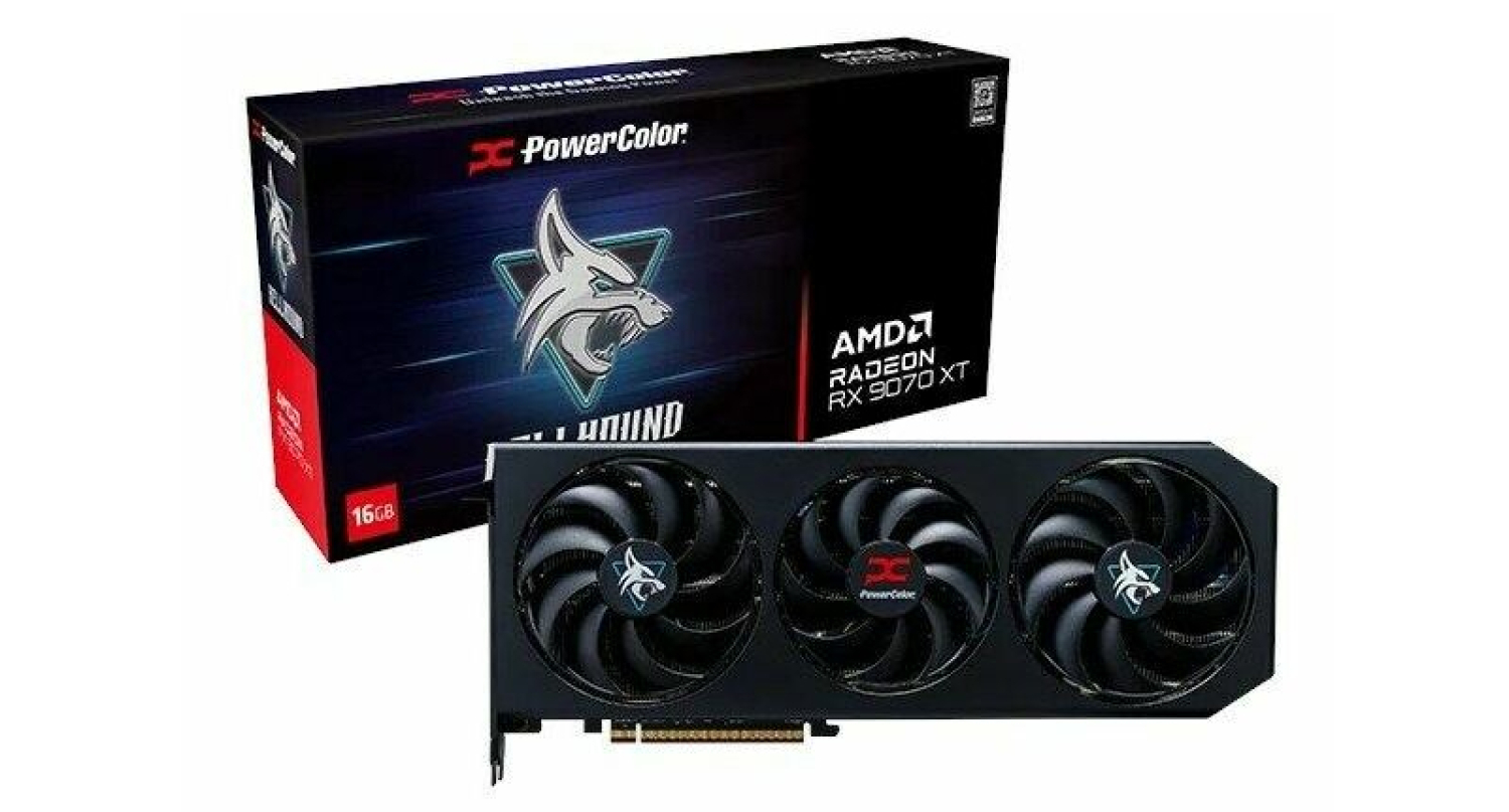 Videokarte PowerColor Hellhound RX 9070 XT 16GB (RX9070XT 16G-L/OC)