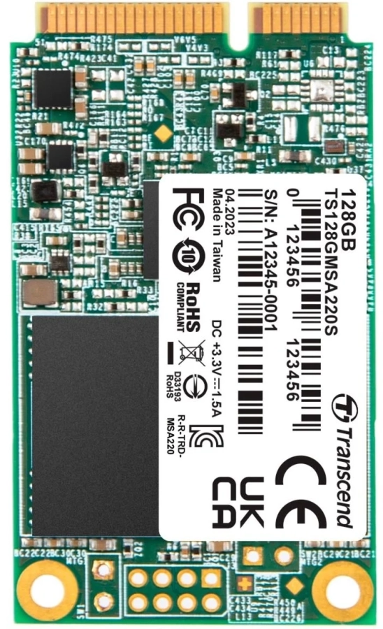 Cietais disks Transcend MSA220S 128GB (TS128GMSA220S)