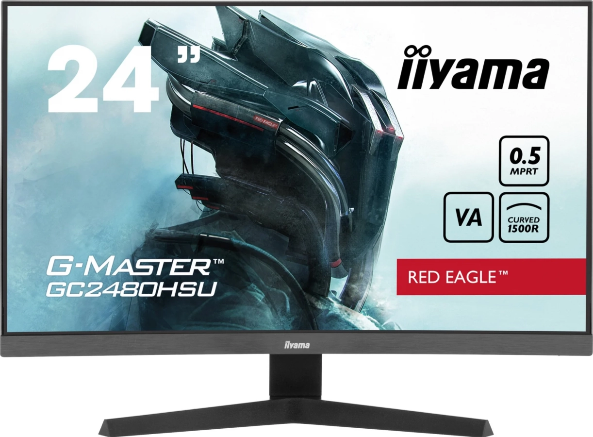 Monitors Iiyama G-Master GC2480HSU-B1 23.6 VA Curved (GC2480HSU-B1)
