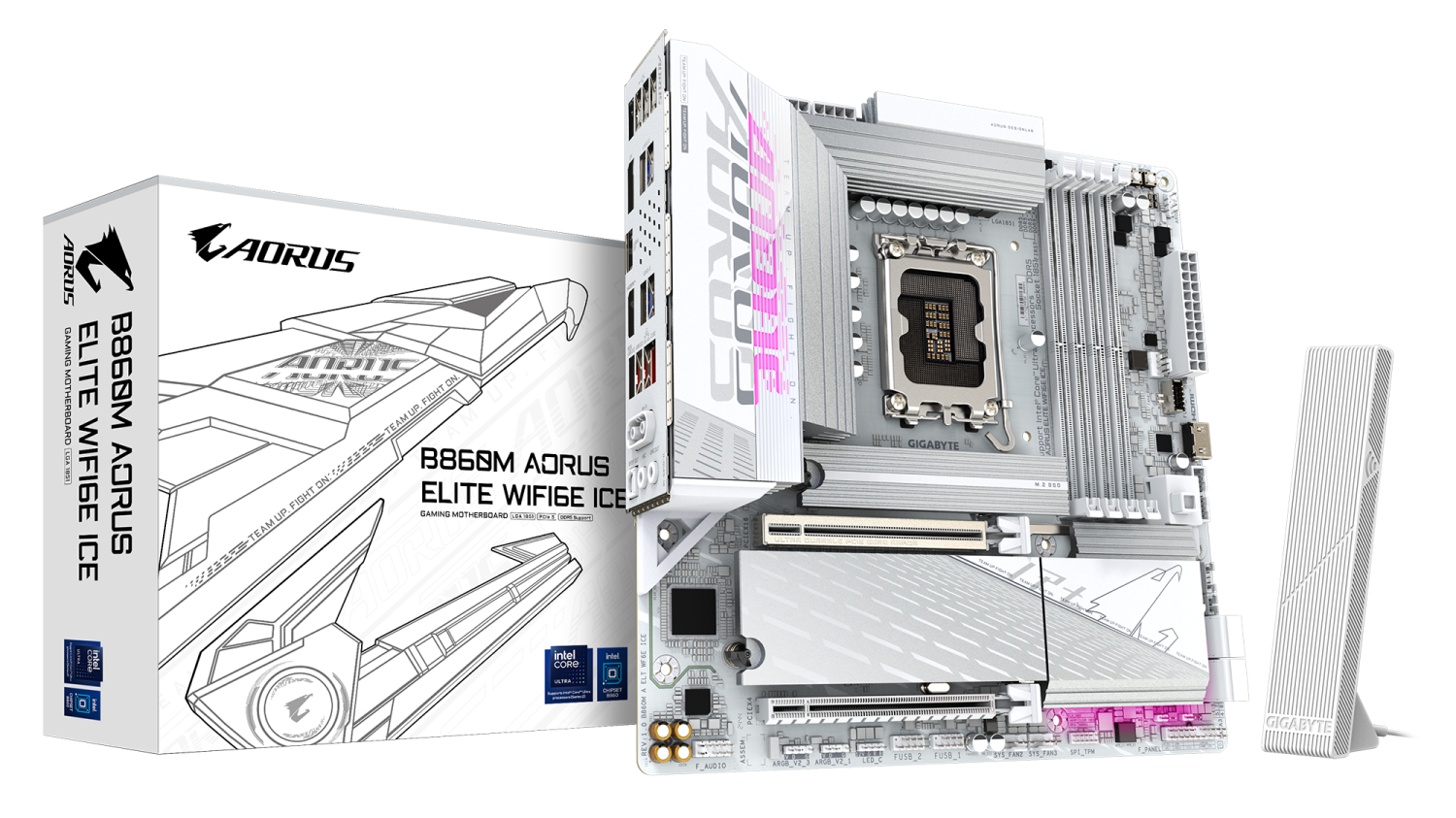 Pamatplate Gigabyte B860M AORUS ELITE WIFI6E ICE (B860M A ELT WF6E ICE)