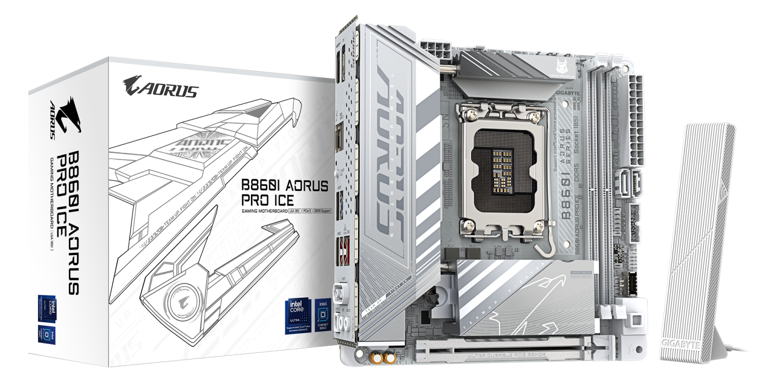 Motherboard Gigabyte B860i Aorus Pro Ice (B860I AORUS PRO ICE)