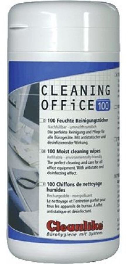 Wipes  Cleanlike Office 100 pcs office equipment surfaces (300301000)