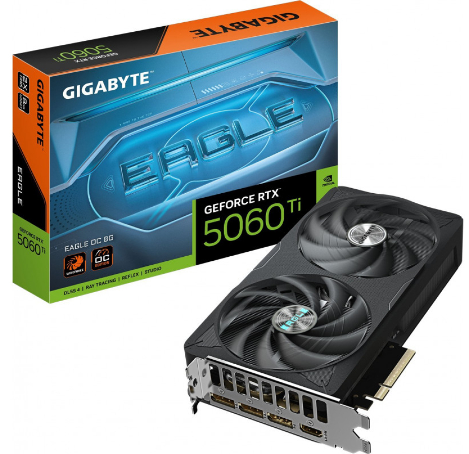 Video card Gigabyte GeForce RTX 5060 Ti Eagle OC 8GB (GV-N506TEAGLE OC-8GD)