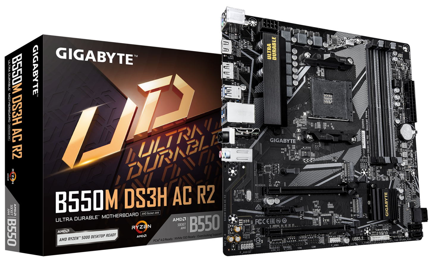 Pamatplate Gigabyte B550M DS3H AC R2 (B550M DS3H AC R2)