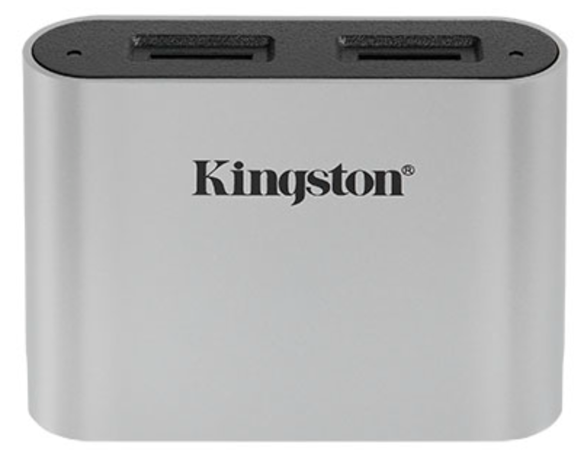 Karšu lasītājs Kingston USB3.2 Gen1 Workflow Dual-Slot (WFS-SDC)